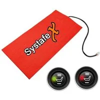 Systafex® Fahrrad Sitzheizung Motorrad Sitzheizung mit LED-Anzeige – 35W, 12V, Zweistufige Regelung, Bruchfest
