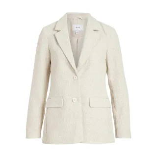 Vila - "Viemmi" Blazer für Damen, Bouclé, Maßgeschneidert (Birke)