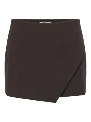 ONLY - ONLMIST-YASMINE WRAP SKORT TLR NOOS Chocolate Torte - Gr. - 38