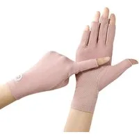 nsihing Fahrradhandschuhe Sommerhandschuhe für Damen, UV-Schutz, Halbfinger