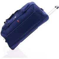 GLADIATOR Reisetasche mit Rollen - JUMBO - 80 cm - 104 Liter - 2,8 kg, blau, rot, schwarz