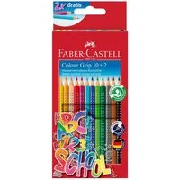 Faber-Castell Buntstift FABER-CASTELL Buntstifte Colour Grip Promotionetui 10+2 Kartonetui
