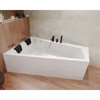 KOLMAN Badewanne Rechteck INTIMAS 150x85 Links + 2 Wannenkissen