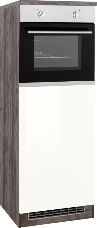 KOCHSTATION Backofenumbauschrank "KS-Virginia" 165 cm hoch, 60 cm breit, Nische für Ofen B/H/T: 56/59/55 cm, 1 Tür