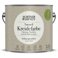 SCHÖNER WOHNEN FARBE Wand- und Deckenfarbe Schneegestöber, Wasserdampfdurchlässig, konservierungsmittelfrei