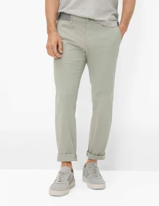 Eurex Herren Flatfronthose Style TORGE KHAKI Grün Khaki, grün - khaki, Gr. 25