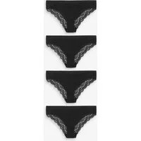Next Bikinislip Spitzenslips im 4er-Pack, Bikini (4-St)