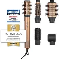 Severin Multihaarstyler S-Style Multi-Styler Pro, WL 0685, 5 Aufsätze, Föhn - Trockner - Volumisieren - Locken - Glätten, bronze