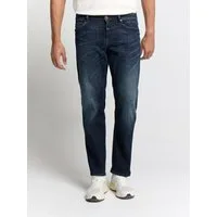 NO EXCESS 5-Pocket-Jeans Denim, Relaxed Fit 715, Dark Denim, Stretch