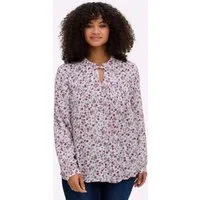 Sheego Klassische Bluse Bluse Langarm