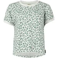 ROADSIGN australia T-Shirt Soft Leo (1, 1-tlg., 1) mit Leo Print und lockerer Kimonoform, für Freizeit- und Casual Looks