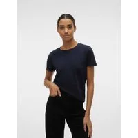 Vero Moda Kurzarmshirt VMPAULA S/S T-SHIRT NOOS Baumwolle, regular fit