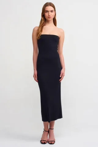 Bügelose Midi Bodycon-Kleid