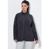 Ulla Popken Sweatjacke Fleecejacke Baukastensystem Innenjacke recycelt