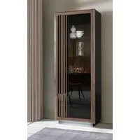 FORTE Vitrine Savona Höhe 197 cm, inkl. Sockelbeleuchtung