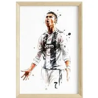 JUSTGOODMOOD Poster Premium ® Christiano Ronaldo Fußball Poster · Juventus · ohne Rahmen