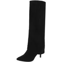 Ital-Design Damen Party & Clubwear High-Heel-Stiefel (90829565) Pfennig-/Stilettoabsatz Stiefel in Schwarz