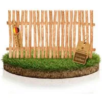 BooGardi Staketenzaun Bauernzaun · Gartenzaun · Lattenzaun Haselnuss in 144 Größen, (Zaunelement 50 cm hoch x 90 cm breit (Lattenabstand 5-6 cm), Bausatz Haselnusszaun · Holzzaun · Zaunelemente · Holz · Zaun · Garten