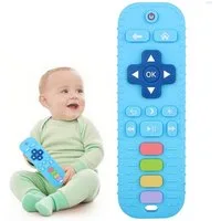 CLTYQ Beißring Beißspielzeug für Babys, kaubare Spielzeuge für Babys, TV-Fernbedienung, Zahnungserleichterung für Babys
