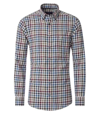 CASAMODA - Flanellhemd rot - Gr. - L