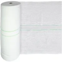 HaGa Schutznetz Schattiernetz 60% 3m Br (Meterware) weiß, BxL: 3x1 m, (Gewebegewicht ca. 60 g/m², 60 % Schattierwirkung, Hohe), Sichtschutznetz, Abdecknetz, Multifunktionelles UV-stabilisiertes