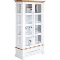 OTTO home Vitrine Melissa Höhe 169 cm, Breite 94 cm, 2-türig, Kiefer massiv, FSC®