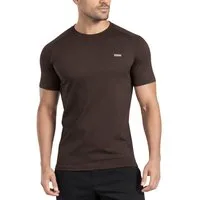 Smilodox T-Shirt Thilo, Schlichtes Shirt, Metallabel, Hochwertigs Kurzarmshirt, zeitlos Allrounder mit modernem Detail Vielseitig kombinierbar Alltag Freizeit