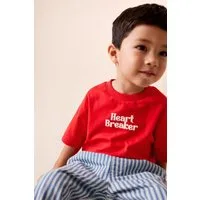 Next T-Shirt Kurzärmeliges T-Shirt, Valentines (1-tlg)