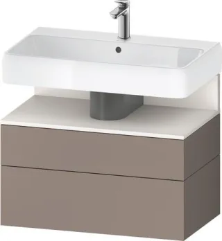 Duravit Qatego Waschtischunterbau wandhängend Basalt Matt 790x470x590 mm - QA4394084430000 QA4394084430000