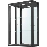 fif möbel Vitrine OPTIMA Hängevitrine/Glasvitrine 2x Glastür,perfekt für Sammler,Sammlervitrine