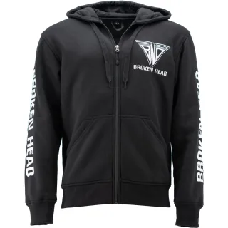 Broken Head Hoodie BND Schwarz