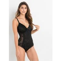 bonprix Body mit edler Spitze, figurbetonte Passform