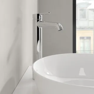 Villeroy und Boch Skyla Waschtischarmatur TVW11600300061 Messing, erhöht, Chrom