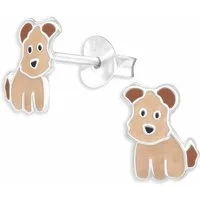 Monkimau Ohrring-Set Terrier Hunde Ohrringe aus 925 Silber, Hypoallergen