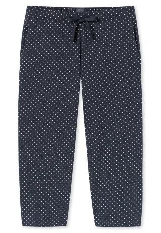 SCHIESSER - Hose 3/4 dunkelblau-gem. - Gr. - 38
