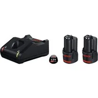 Bosch Professional »GBA 12V 3.0Ah« Akku Starter-Set (2 St), inkl. Ladegerät