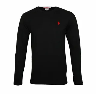 U.S. Polo Assn. Langarmshirts in Schwarz