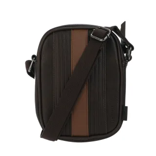 Ted Baker PU-Streifen Evver Tasche für Zubehör in Braun