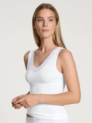 CALIDA - DAMEN Top ohne Arm weiss - Gr. - S