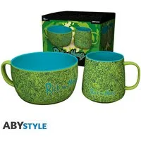 ABYstyle Tasse RICK AND MORTY - Breakfast Set Tasse + Bowl - Pattern