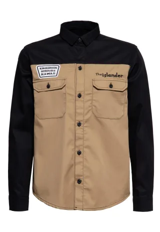 King Kerosin Herren Workwear Hemd The Islander