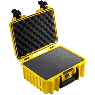 B&W Outdoor Case Type 3000 gelb mit Schaumstoff Inlay