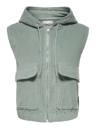 ONLY - ONLKENZIE S/L CORD WAISTCOAT CC PNT Jadeite - Gr. - L