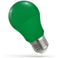 Spectrum LED-Leuchtmittel LED E27 A50 Farbig Bunt 4,9W Birnenform 270° Lichterkette Deko GRÜN, E27, Grün, De