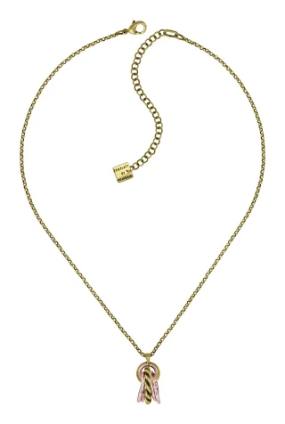 konplott - Kette - Kaleidotropical pink/gold