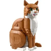 LEGO® Ideas 21376 Orangefarbene Katze Spielbausteine, (Set, 1755 St., Set)
