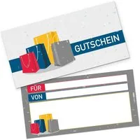 itenga Grußkarten itenga Geschenkgutschein Shopping (Motiv 9), Postkarte zum Ausfüllen