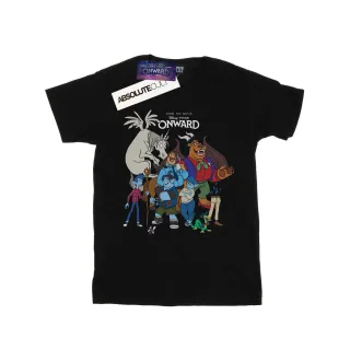 Disney - "Onward Character Collage" T-Shirt für Herren (Schwarz)