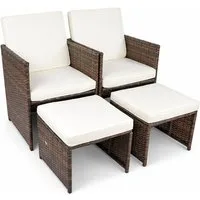 VCM Gartenstuhl Raloso 84x53x53cm (4 St)