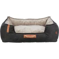 TRIXIE Hundebett BE NORDIC Bett Föhr - schwarz/sand - 60 × 50 cm